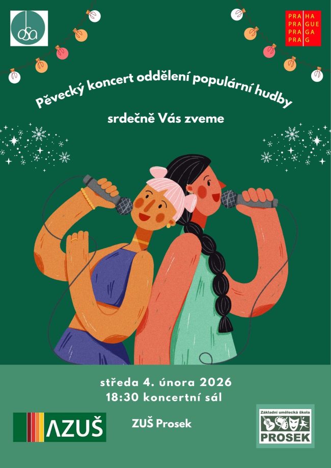 koncert pop zpěv unor plakat